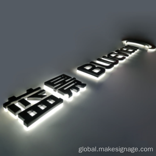 Backlit Acrylic Letter Signs Backlit LED Channel Letter Sign Manufactory